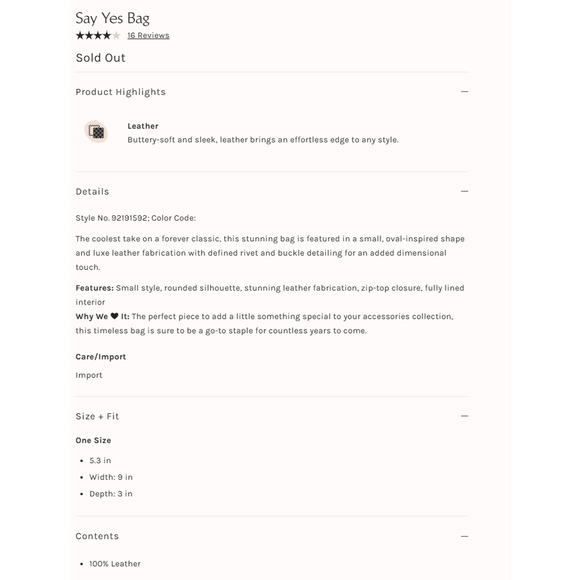 Free People SAY YES BAG 100% Leather Buckle Oval Handbag Bag in Black NWOT - Picture 8 of 8